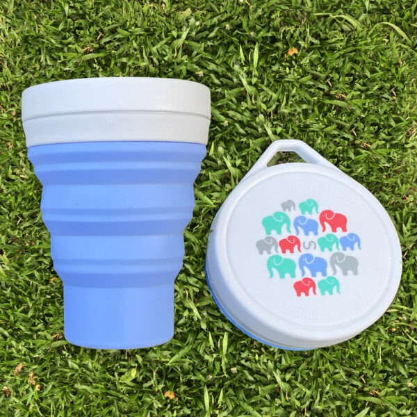 Copo de Silicone Lavanda